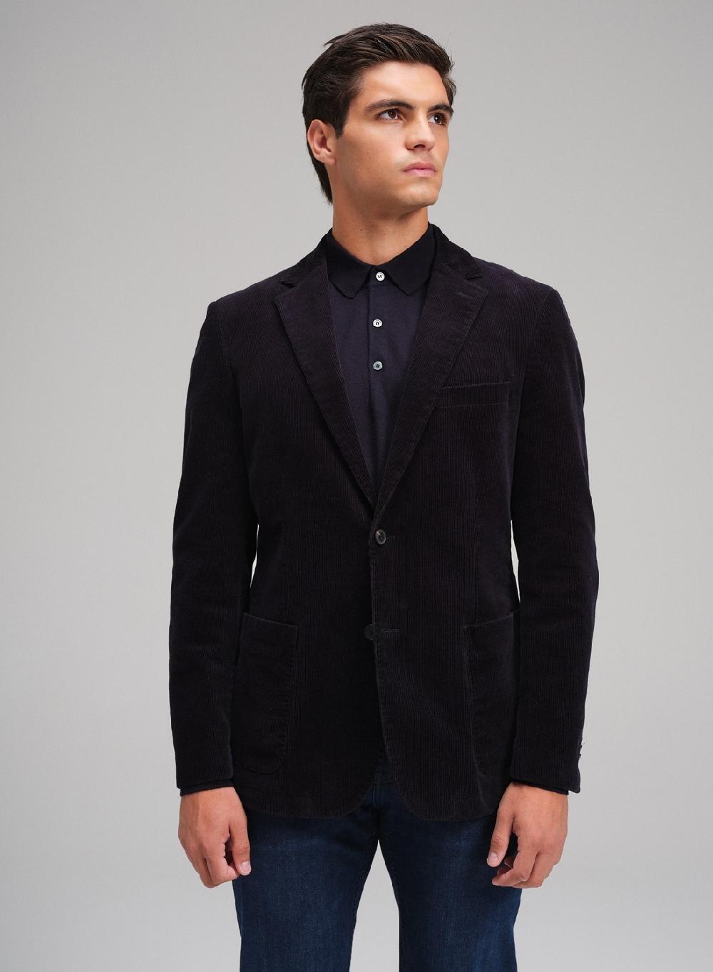 Etiqueta Negra Saco Corderoy Lavado