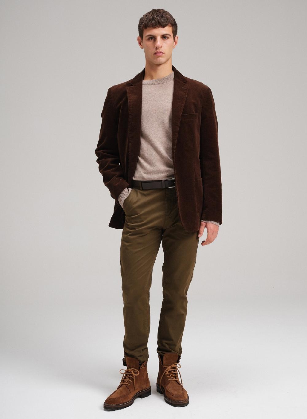 Etiqueta negra Saco corderoy lavado