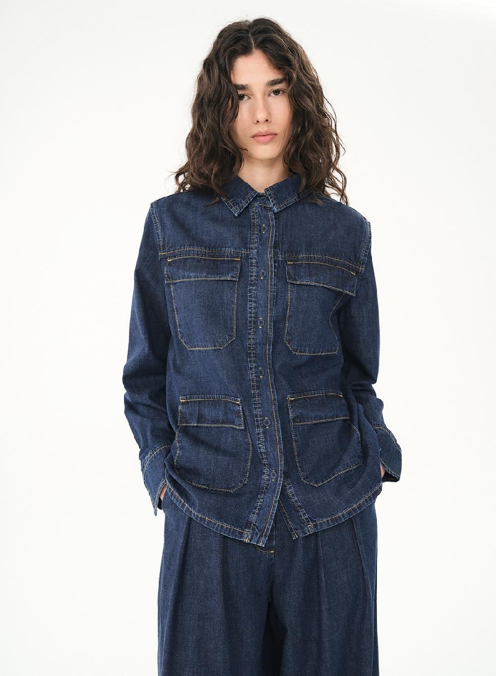 Etiqueta Negra SACO DENIM LIVIANO