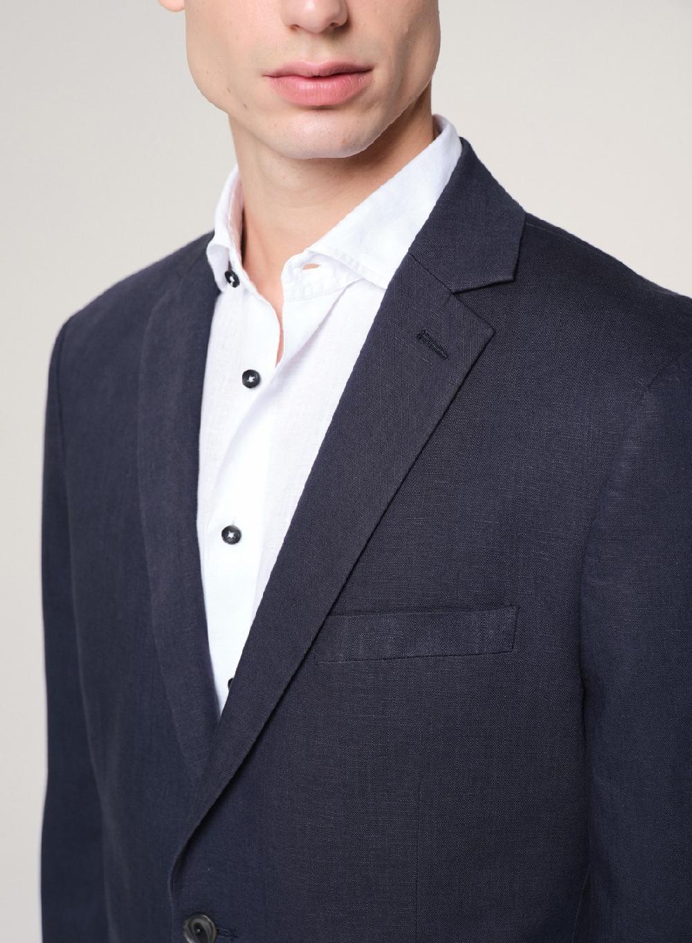 Etiqueta Negra Saco Informal Lino