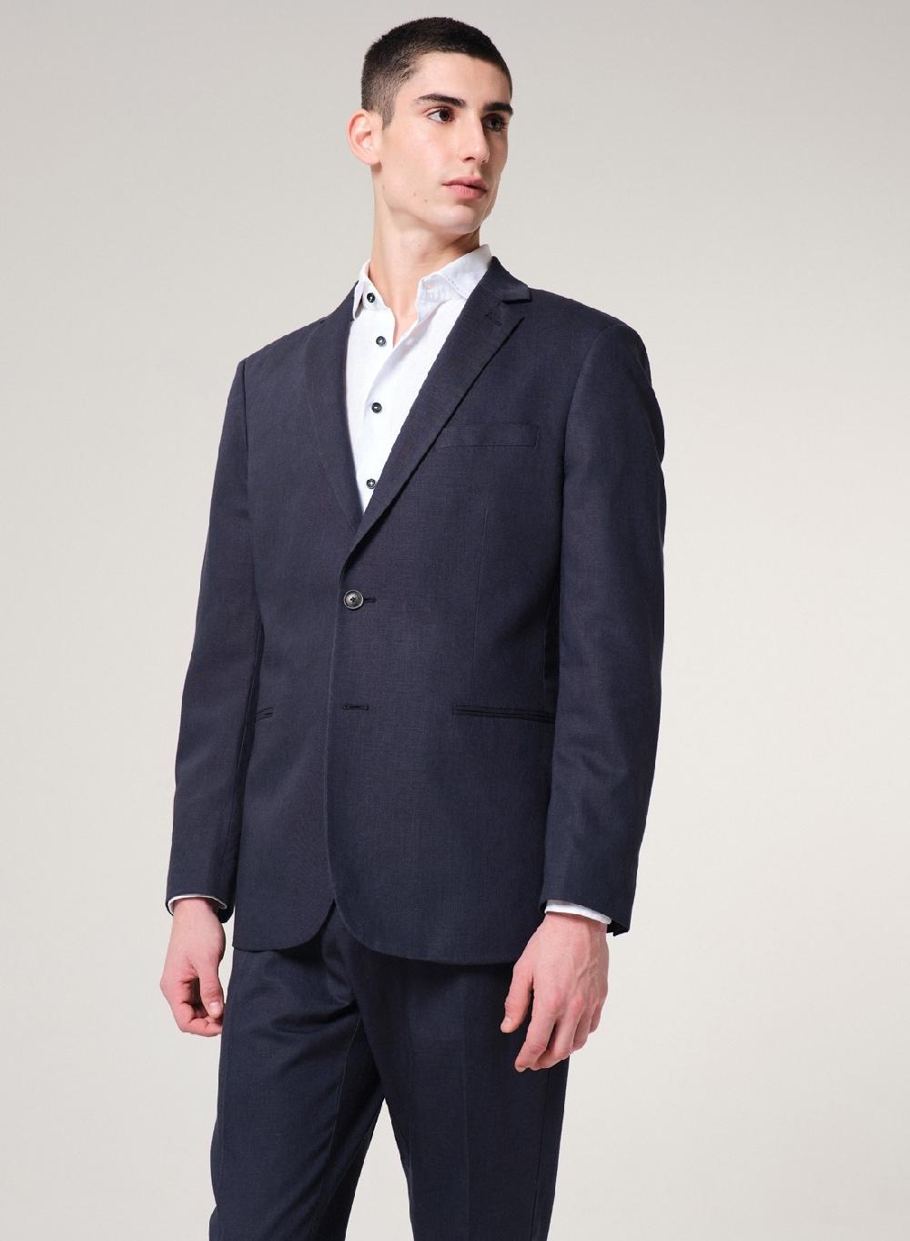 Etiqueta Negra Saco Informal Lino