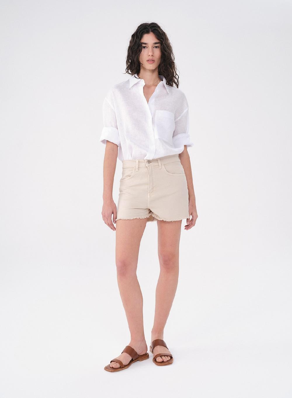 Etiqueta negra SHORT DENIM COLOR