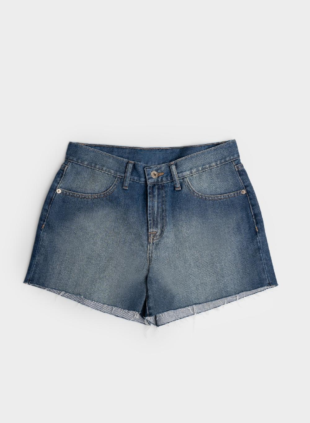 Etiqueta negra Short denim liviano