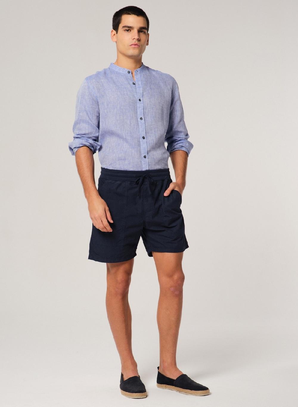 Etiqueta Negra SHORT PAPER TOUCH GARMENT DYE