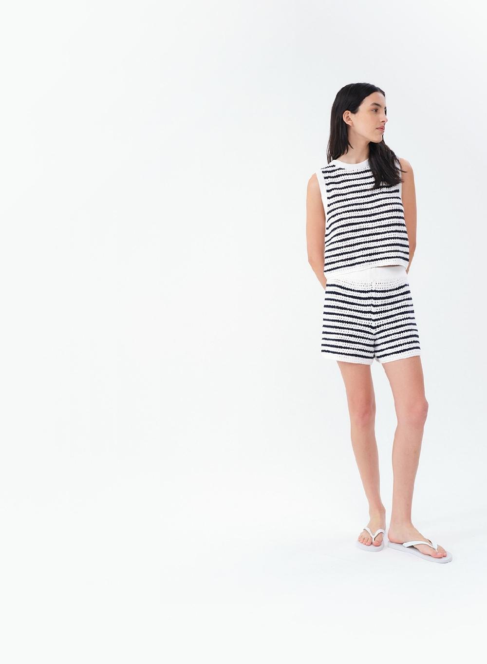 Etiqueta Negra Short Tejido