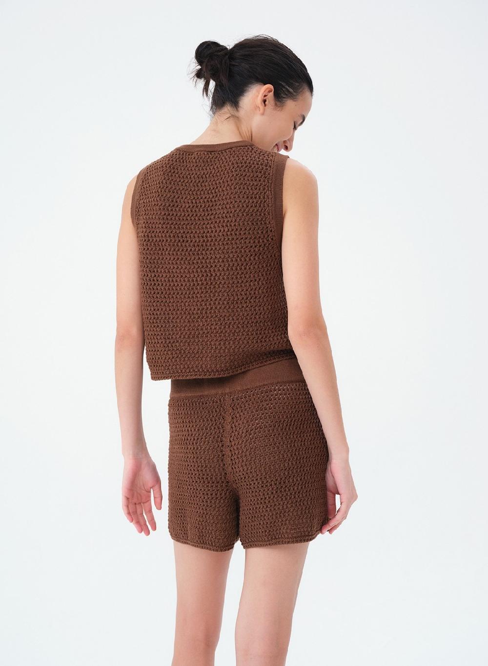 Etiqueta Negra Short Tejido