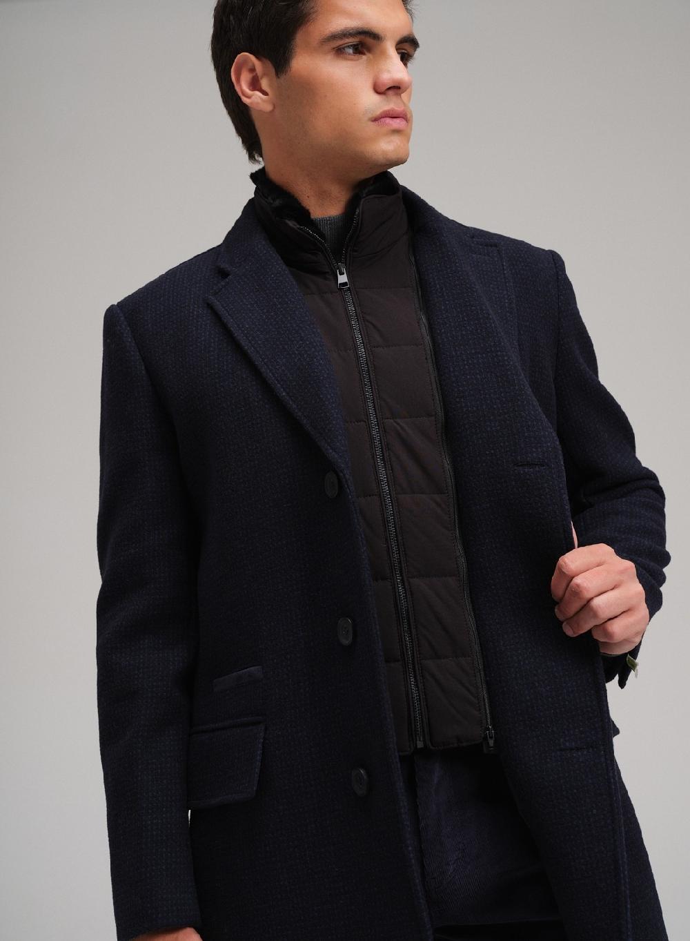 Etiqueta Negra Sobretodo Chaleco Desmontable