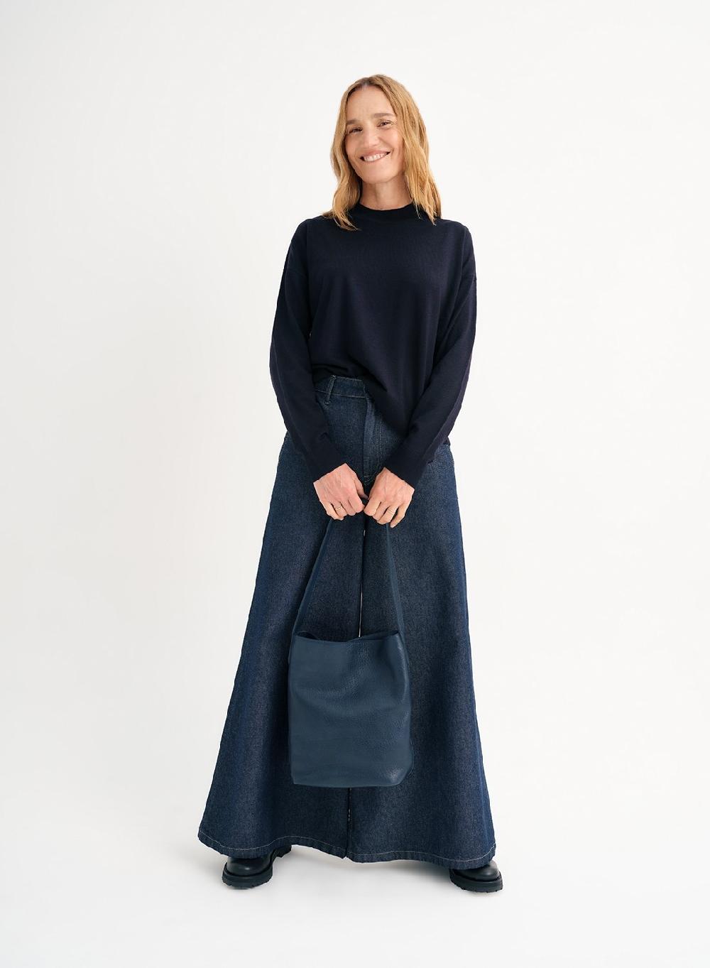 Etiqueta negra Sweater amplio merino