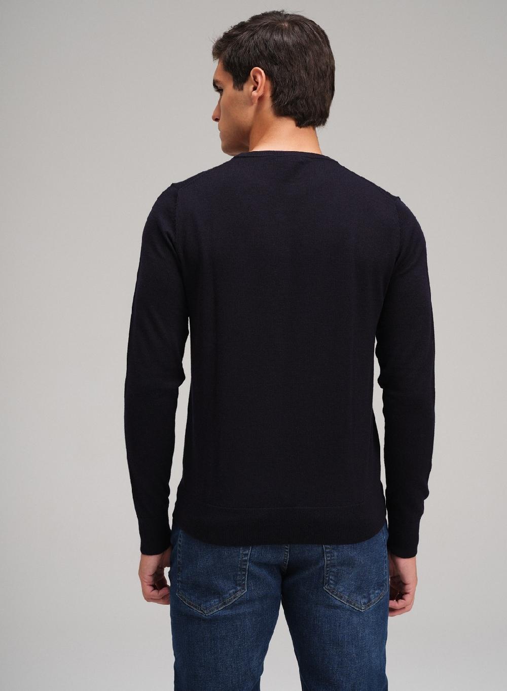 Etiqueta Negra Sweater Cuello U Merino