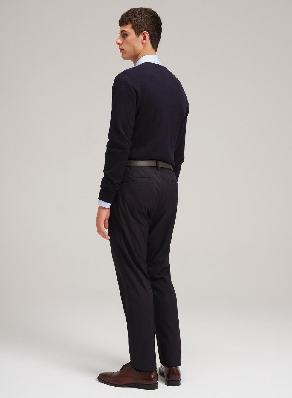 Etiqueta Negra Sweater Cuello V Algodon Cashmere