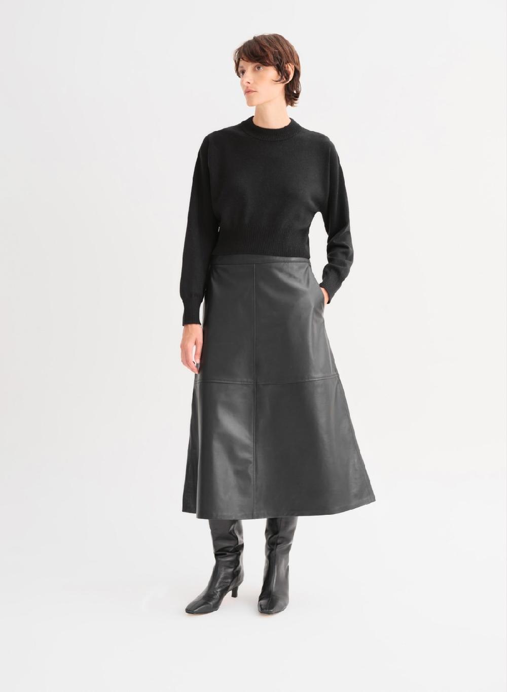 Etiqueta negra Sweater O tejido lana cashmere