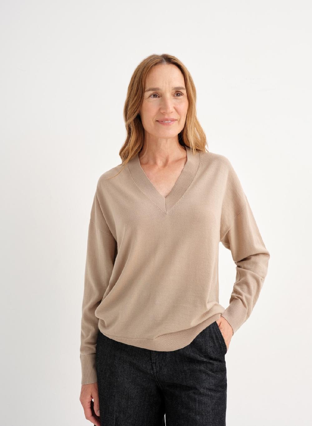 Etiqueta Negra Sweater V Amplio Merino