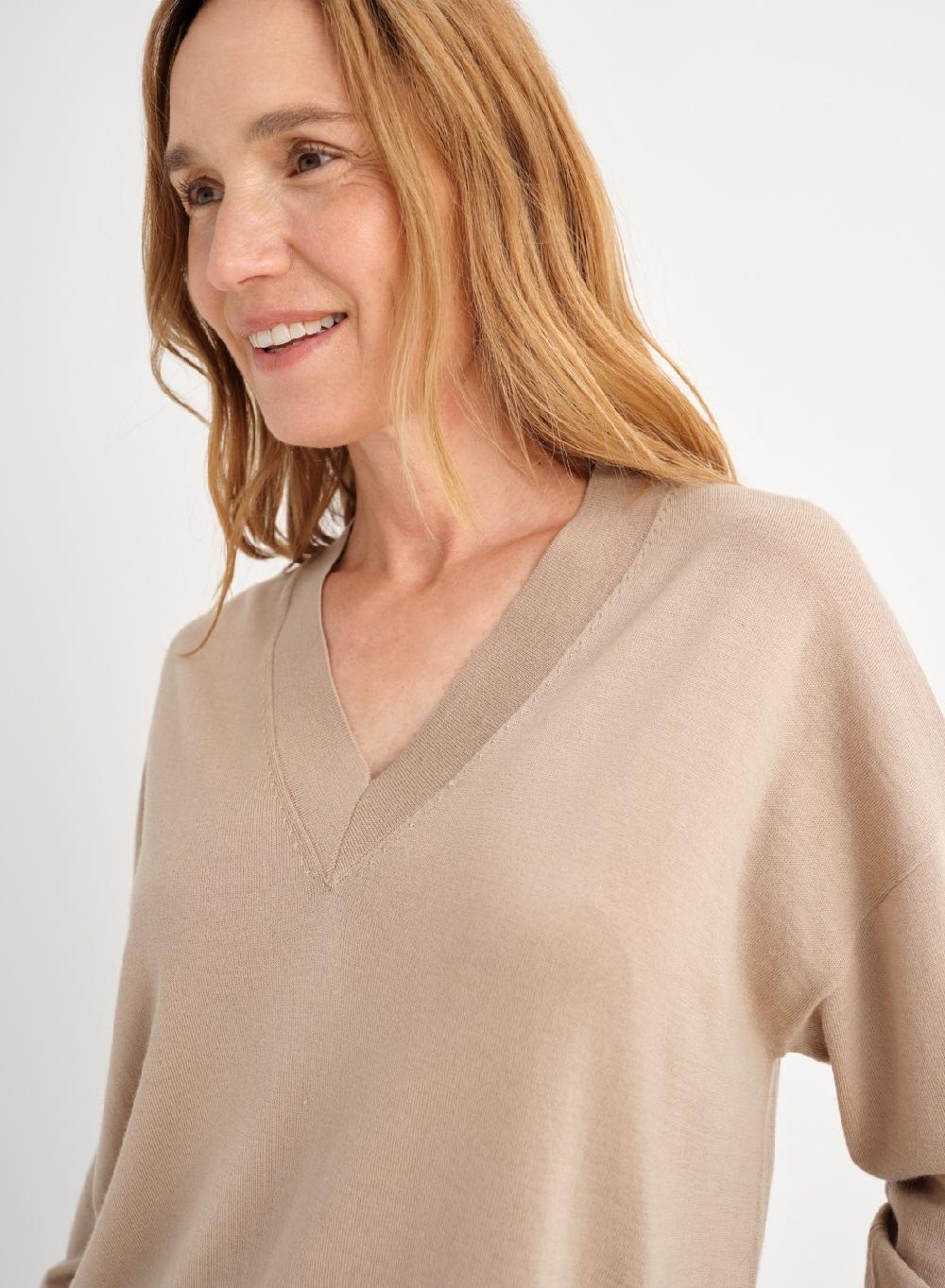 Etiqueta Negra Sweater V Amplio Merino