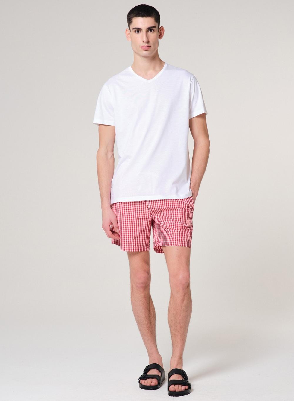 Etiqueta Negra Traje De Baño Cuadros