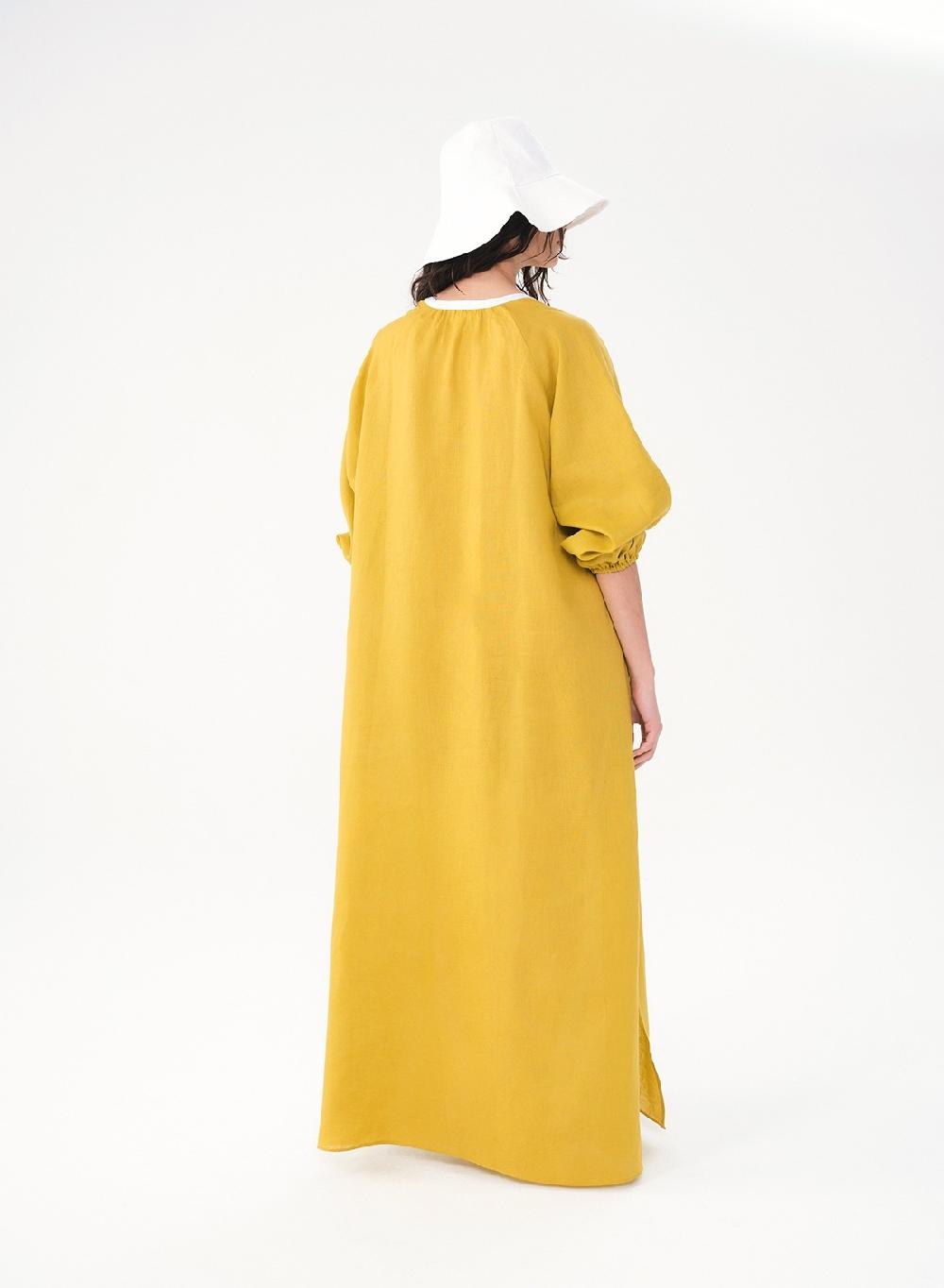 Etiqueta Negra Tunica Combinada Lino