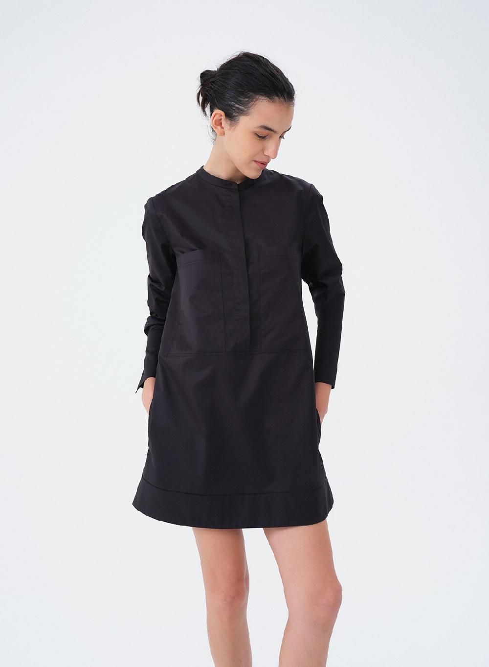 Etiqueta Negra VESTIDO CORTO POPLIN TECNICO
