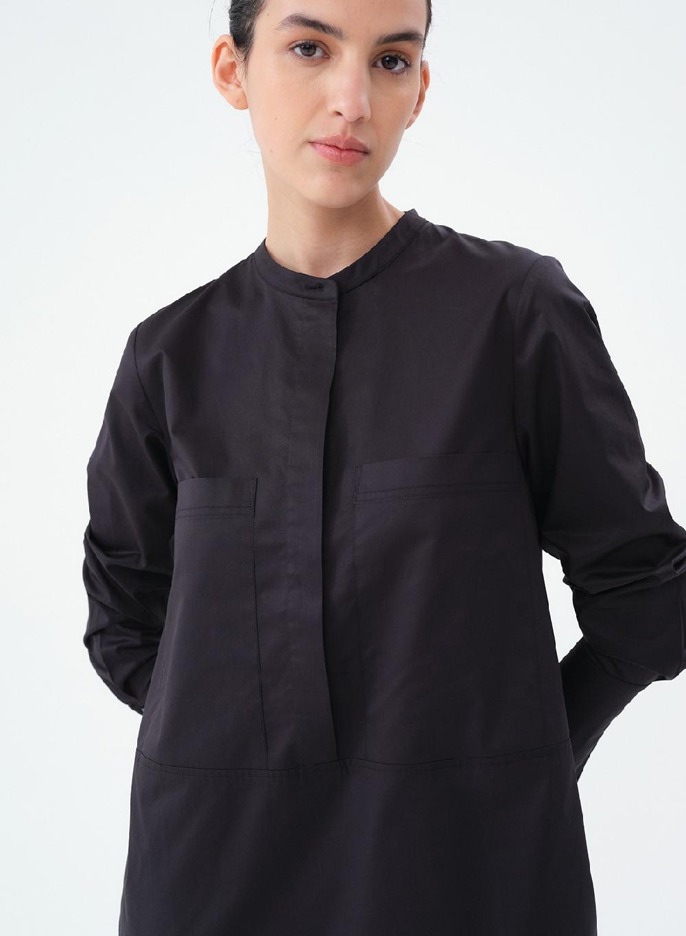 Etiqueta Negra VESTIDO CORTO POPLIN TECNICO