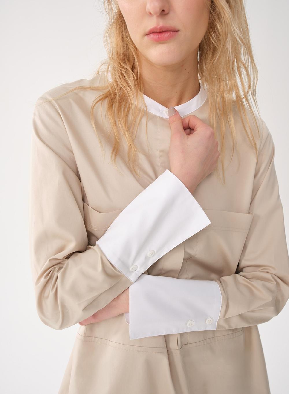 Etiqueta Negra VESTIDO CORTO POPLIN TECNICO