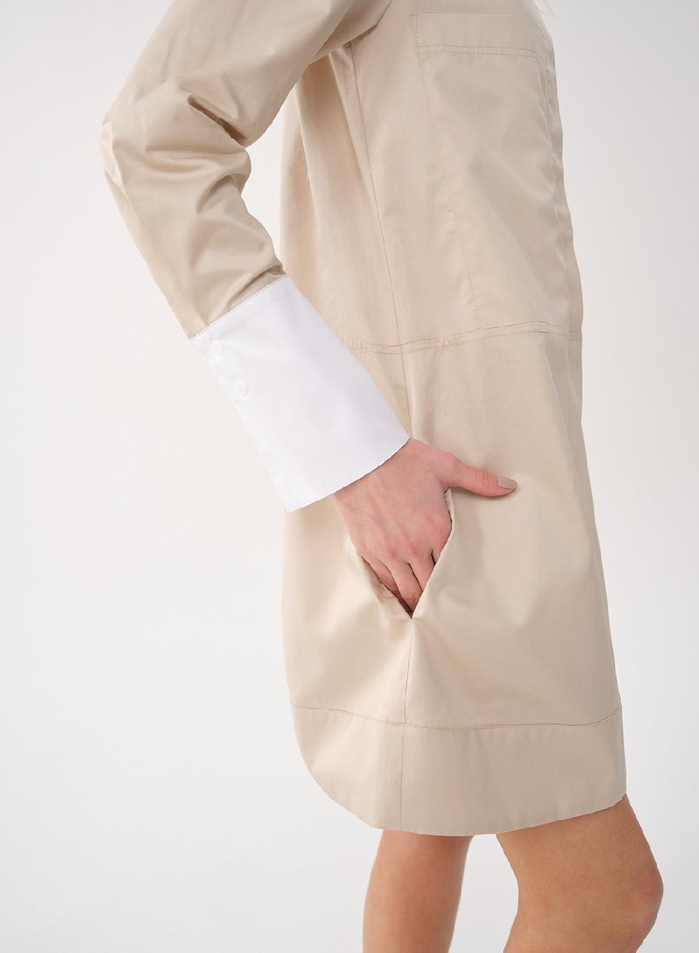 Etiqueta Negra VESTIDO CORTO POPLIN TECNICO