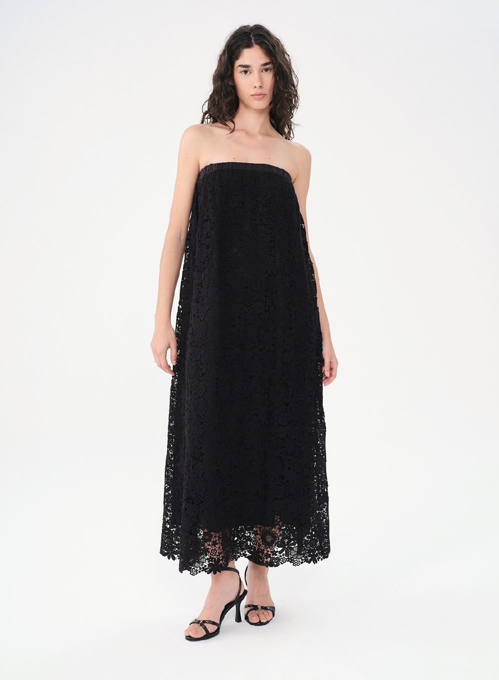 Etiqueta Negra VESTIDO LARGO GUIPIURE