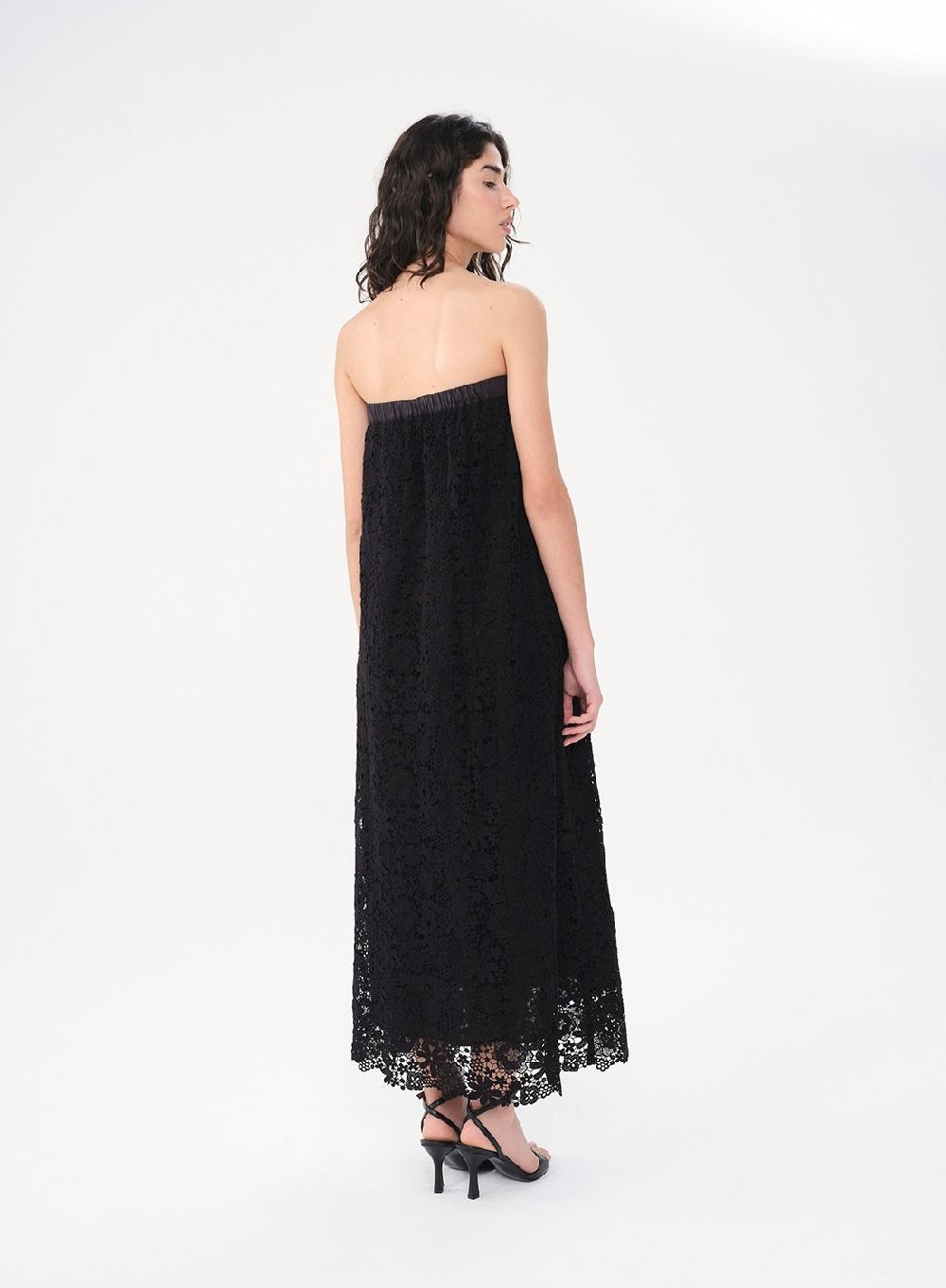 Etiqueta Negra VESTIDO LARGO GUIPIURE