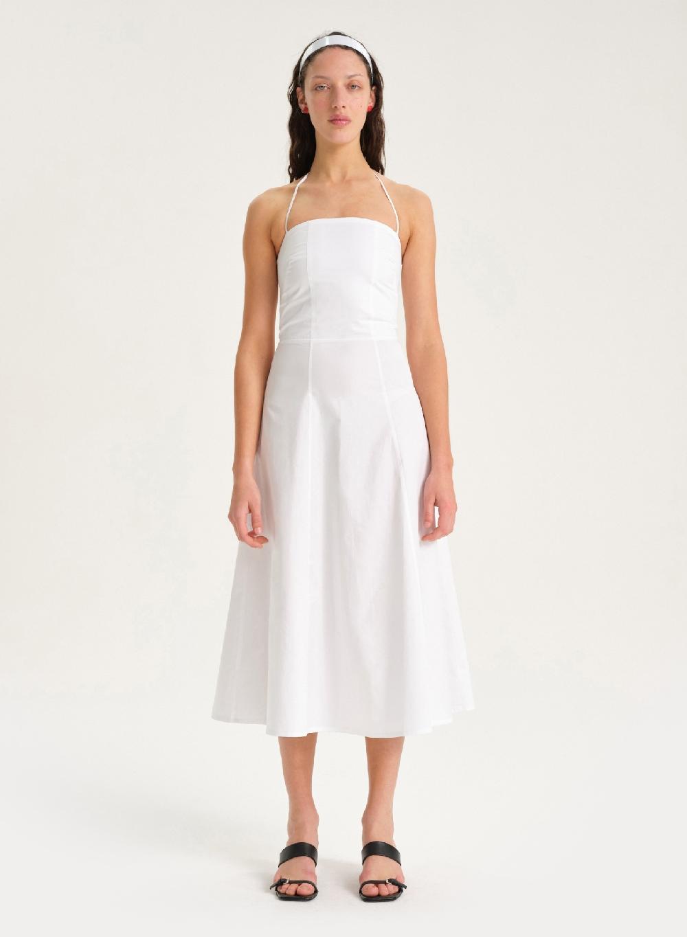 Etiqueta Negra Vestido Strapless Poplin