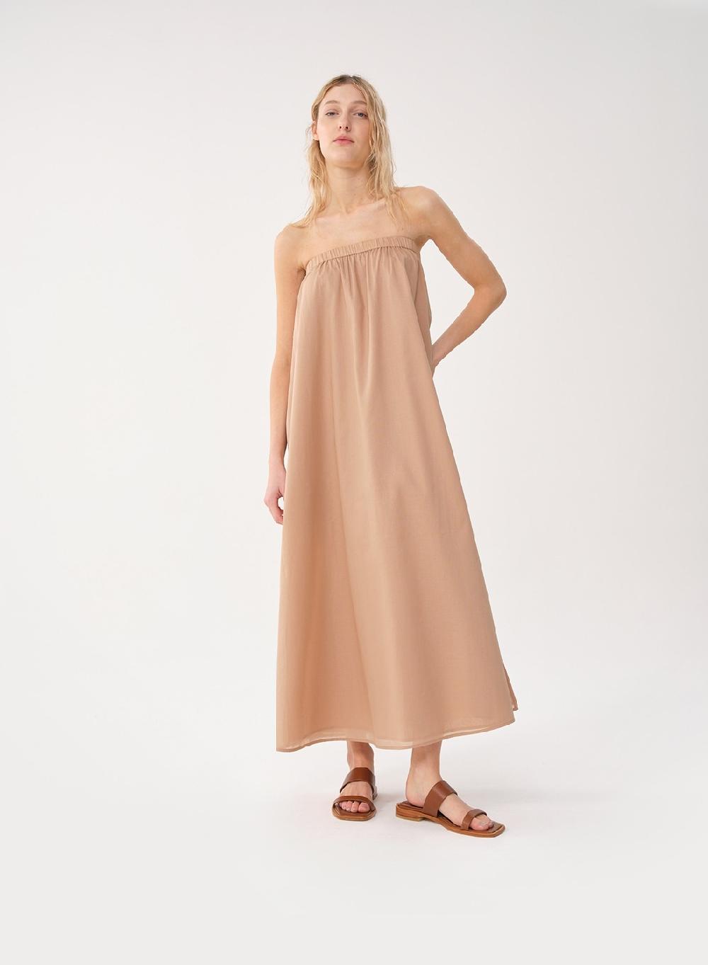 Etiqueta negra VESTIDO STRAPLESS VOILE