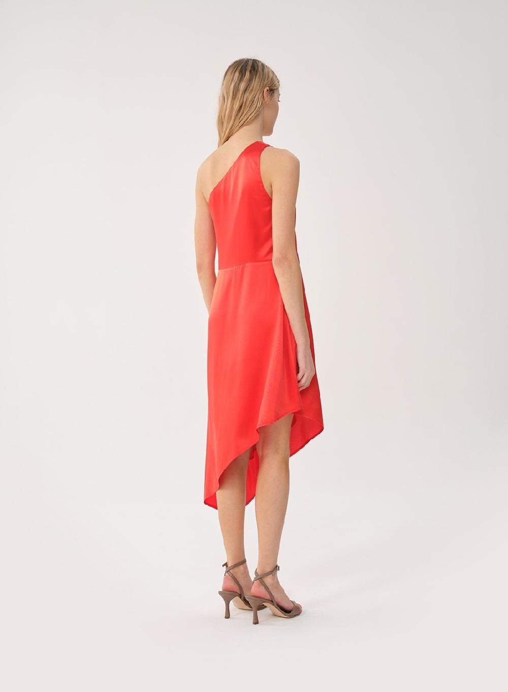 Etiqueta Negra VESTIDO UN HOMBRO SEDA