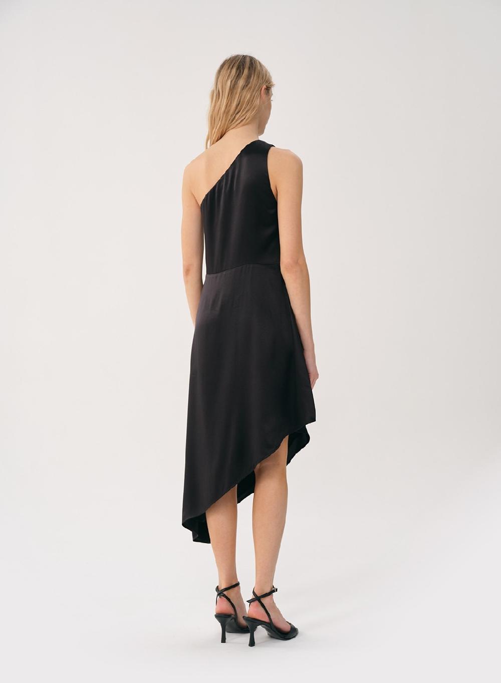 Etiqueta Negra VESTIDO UN HOMBRO SEDA