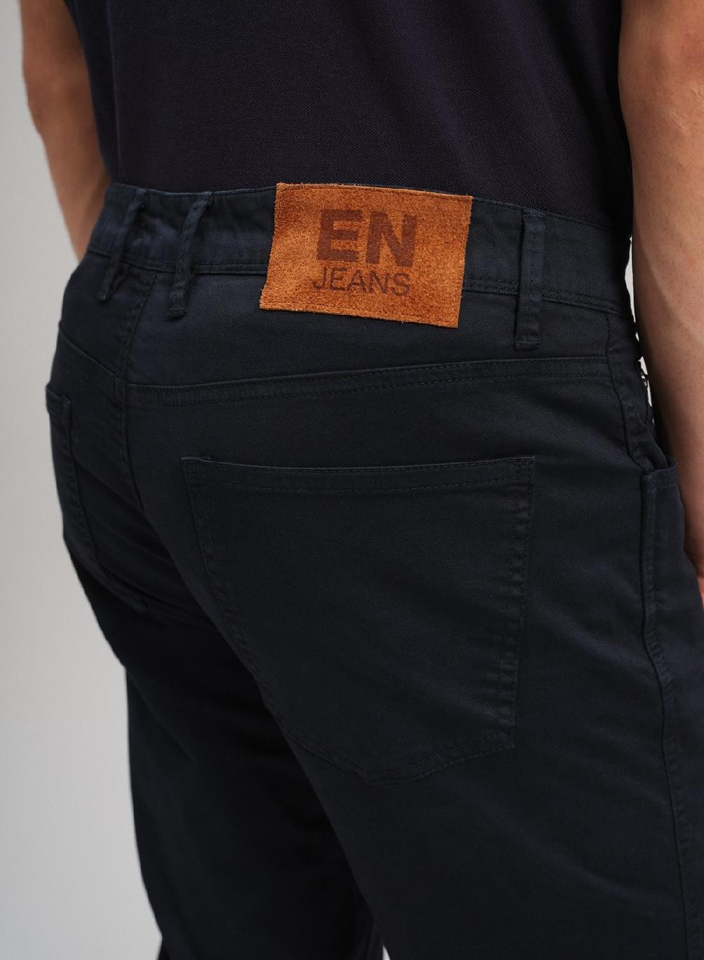 Etiqueta Negra Pantalon Cinco Bolsillos Twill Garment Wash