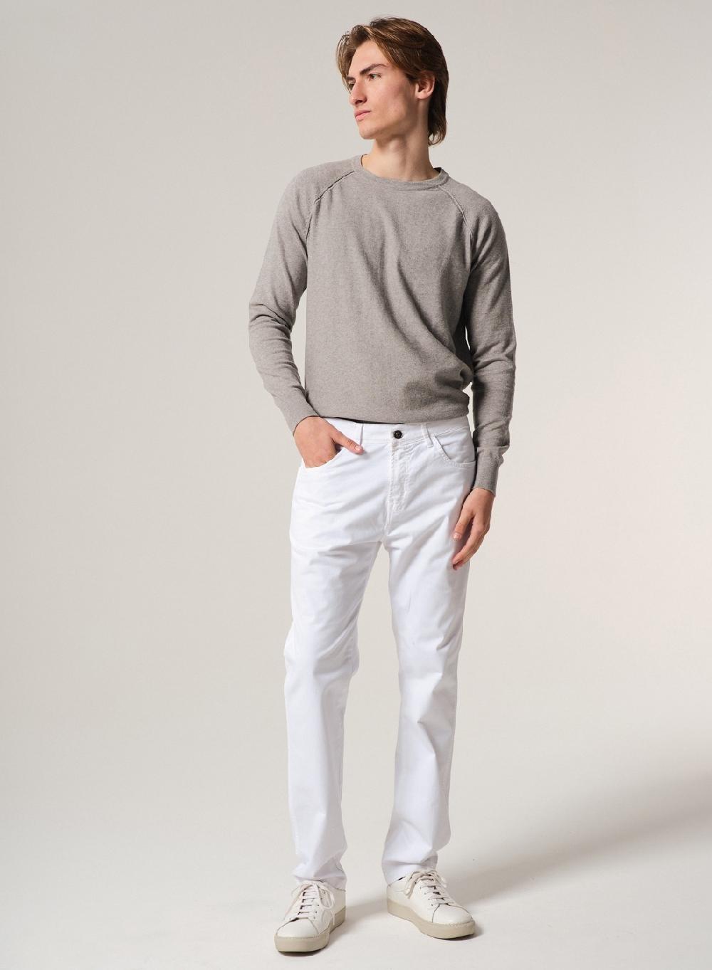 Etiqueta negra Pantalon cinco bolsillos twill garment wash