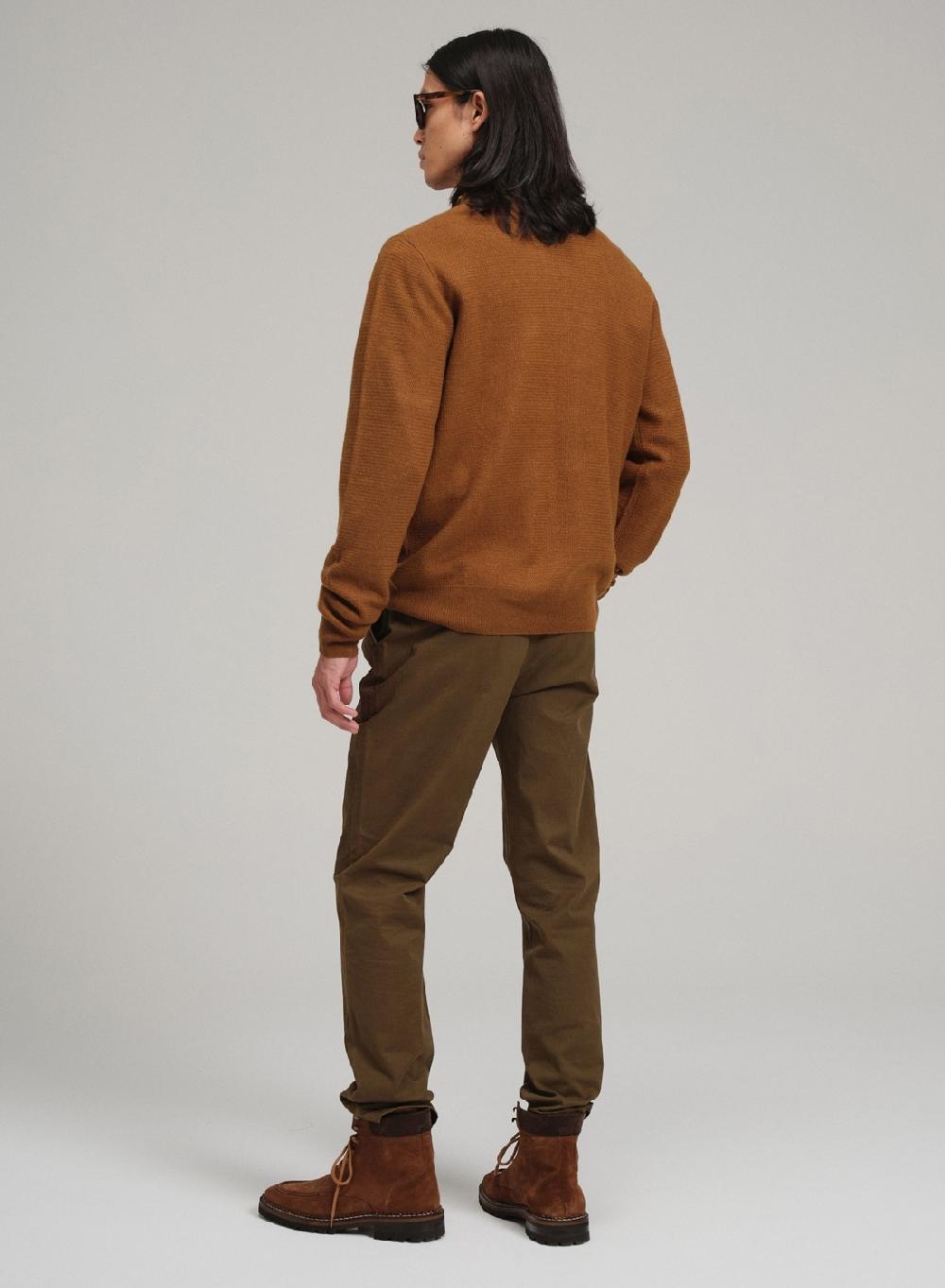 Etiqueta Negra PREVENTA - Sweater Media Polera Botones Lana Basico