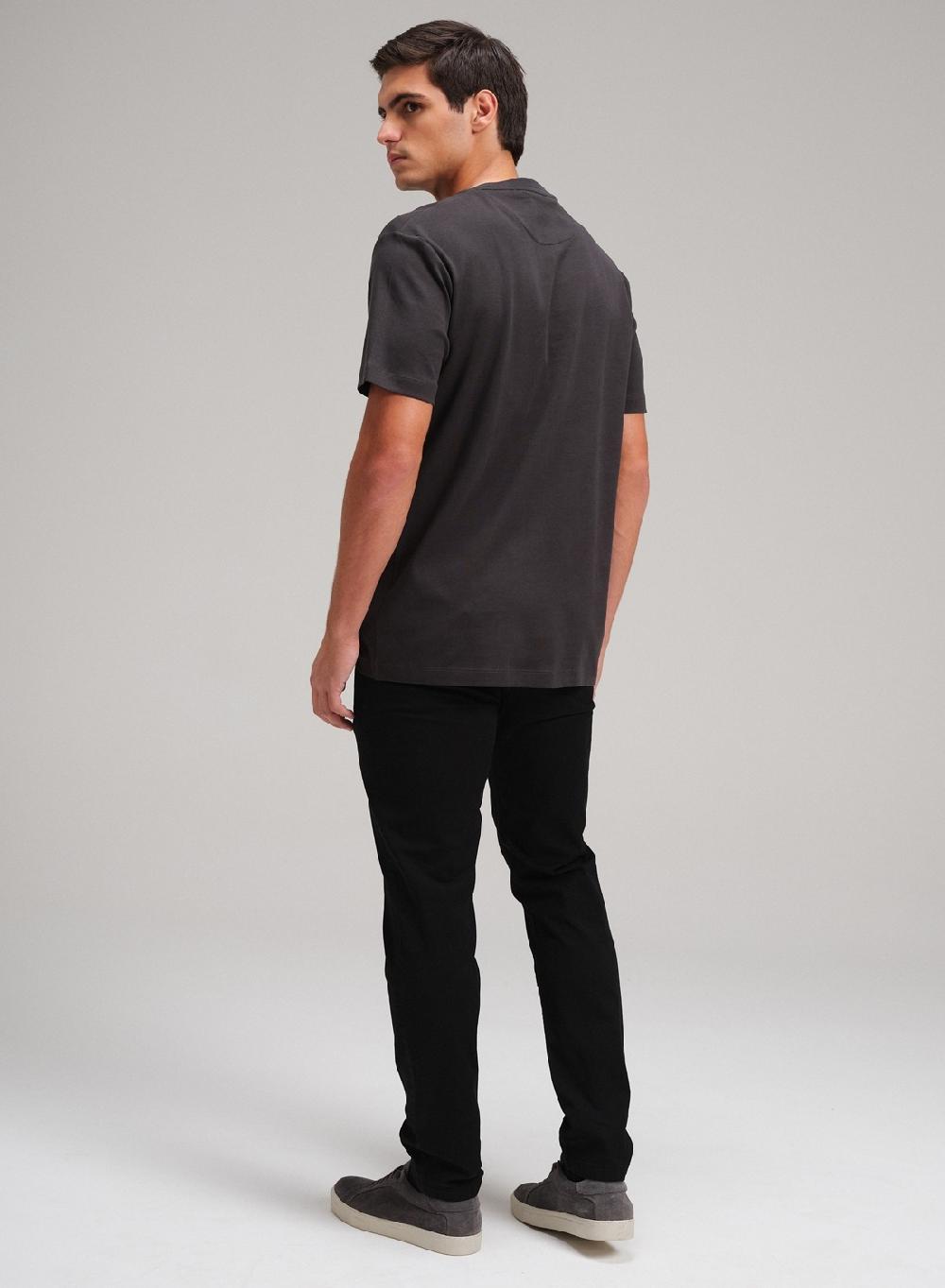 Etiqueta Negra Remera Cuello Redondo Boxy Luxury Touch