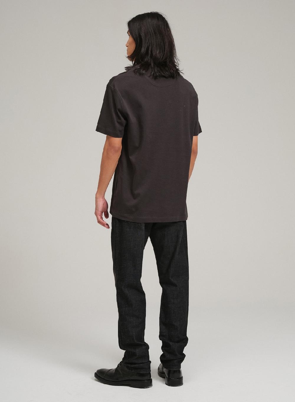 Etiqueta Negra Remera Cuello Redondo Boxy Luxury Touch