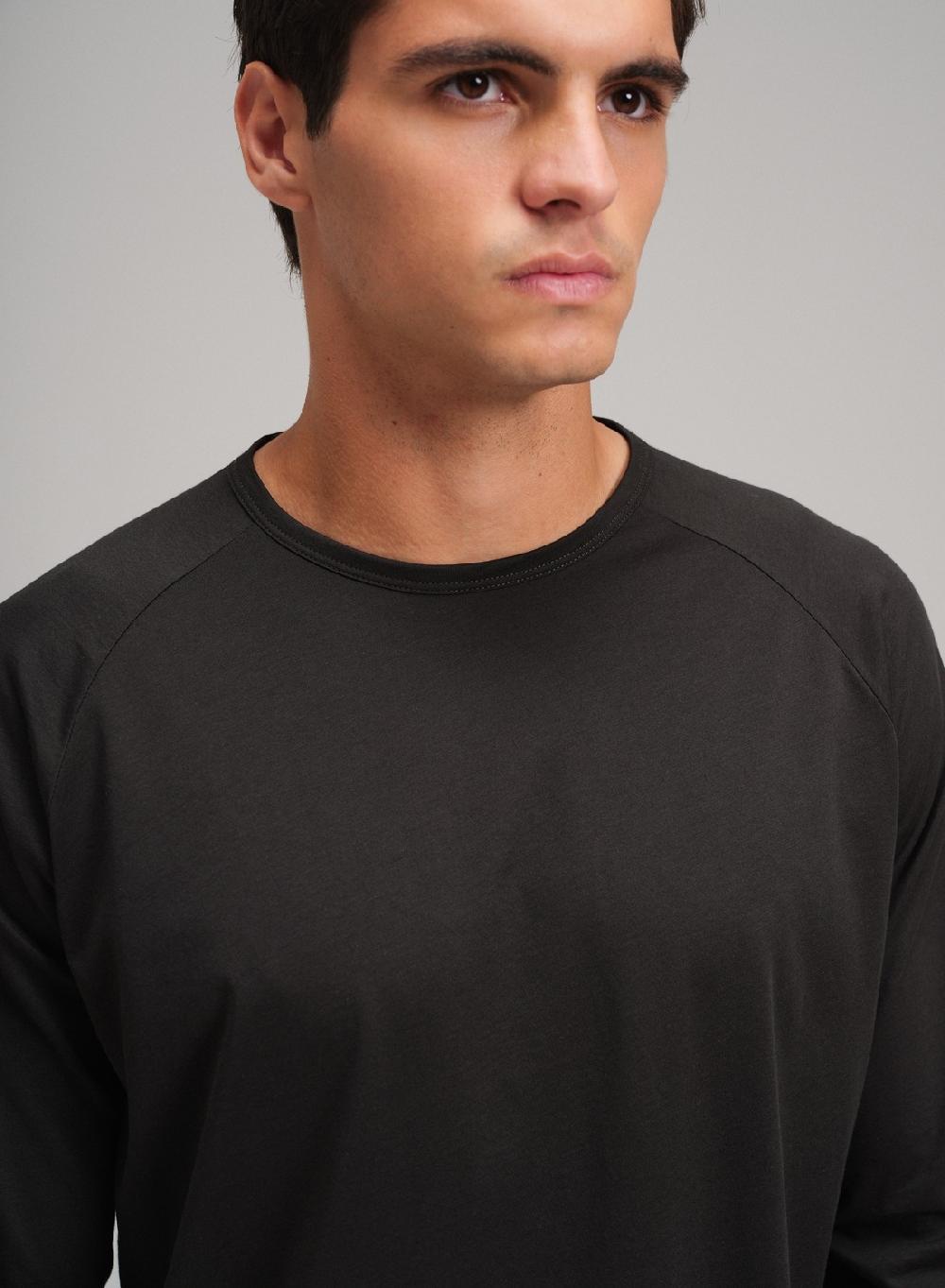 Etiqueta Negra Remera Raglan Cuello U Manga Larga Luxury
