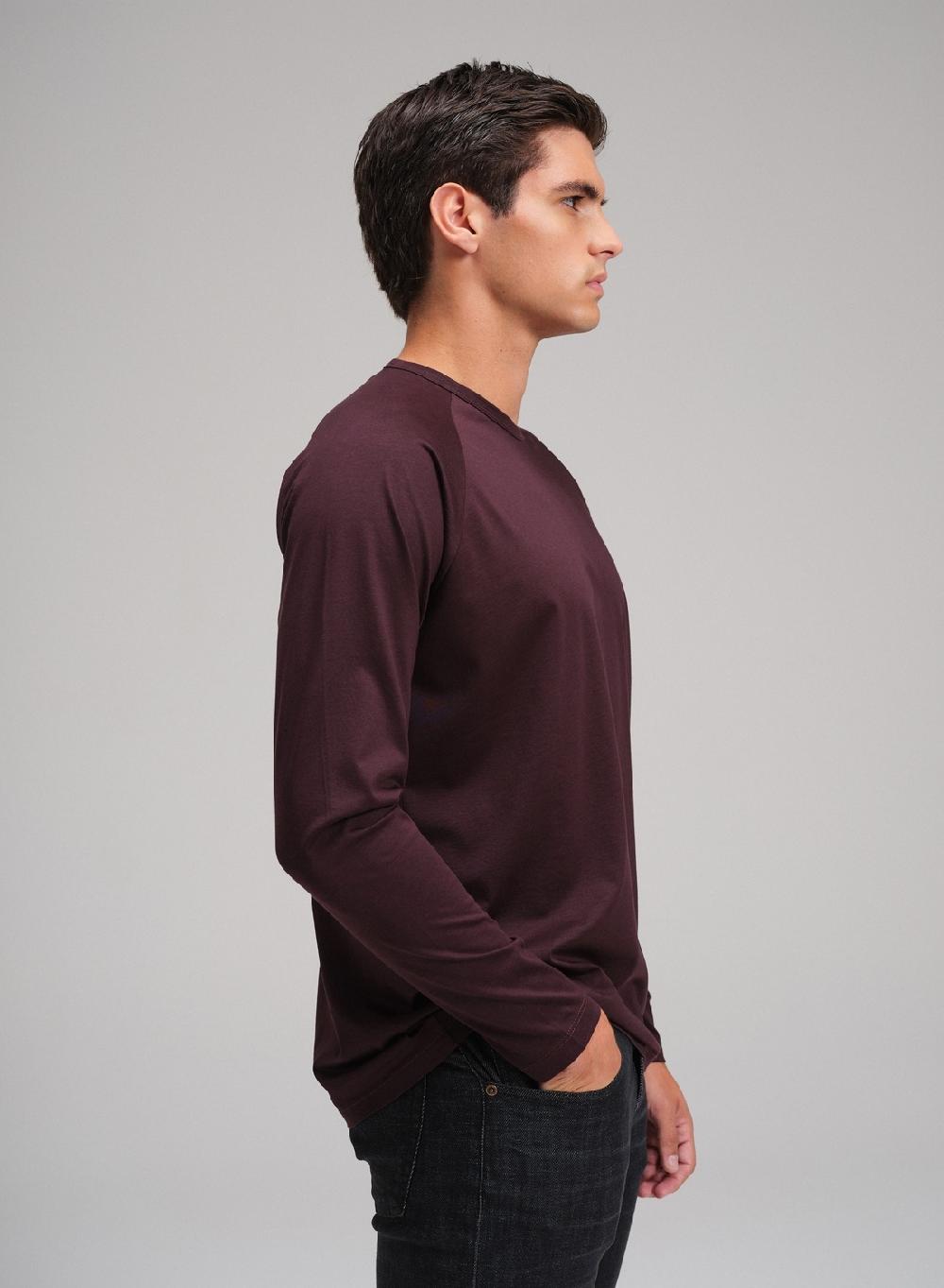 Etiqueta Negra Remera Raglan Cuello U Manga Larga Luxury