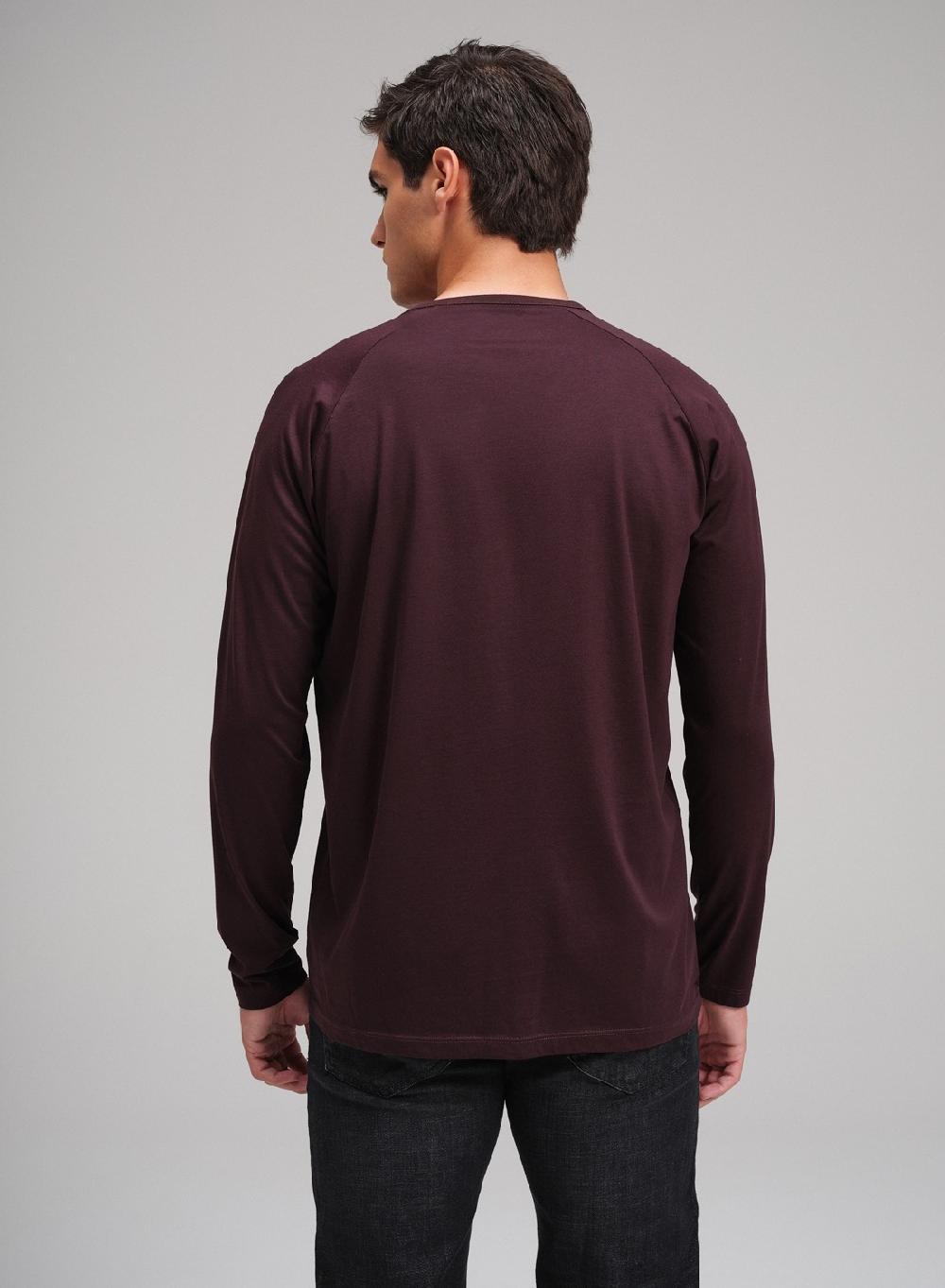 Etiqueta Negra Remera Raglan Cuello U Manga Larga Luxury