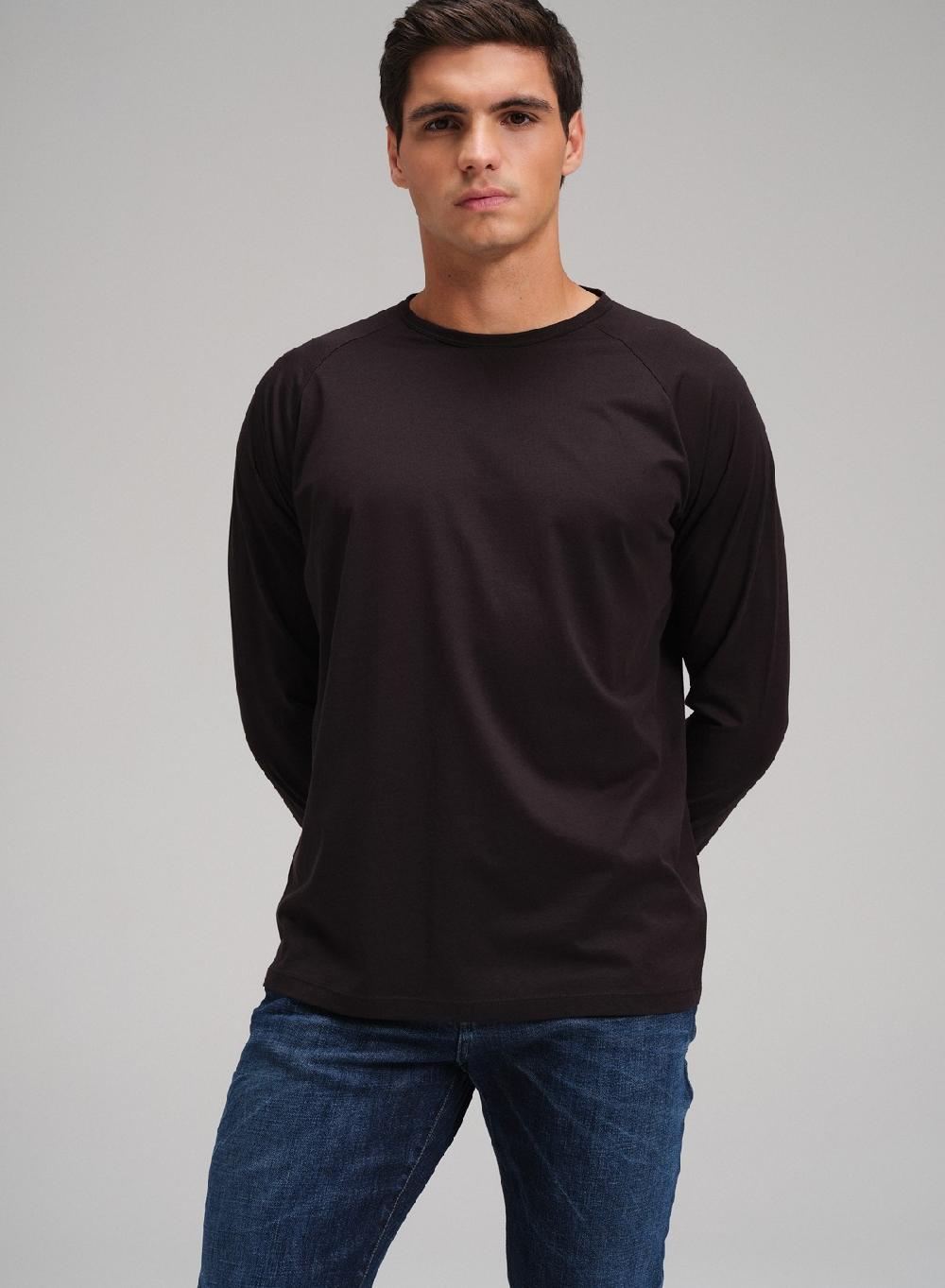 Etiqueta Negra Remera Raglan Cuello U Manga Larga Luxury