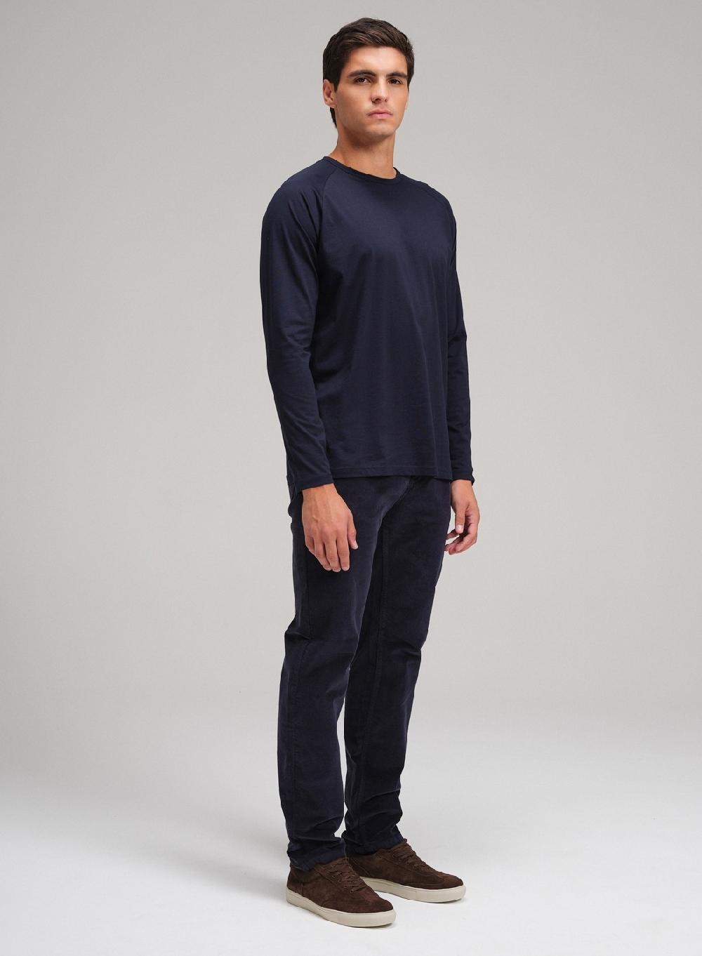 Etiqueta Negra Remera Raglan Cuello U Manga Larga Luxury