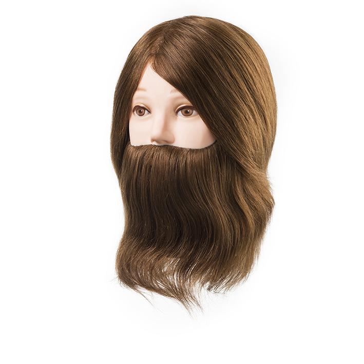 Eurostil CABEZA MANIQUÍ DANIEL CON BARBA CAB.NATURAL 15-18CM