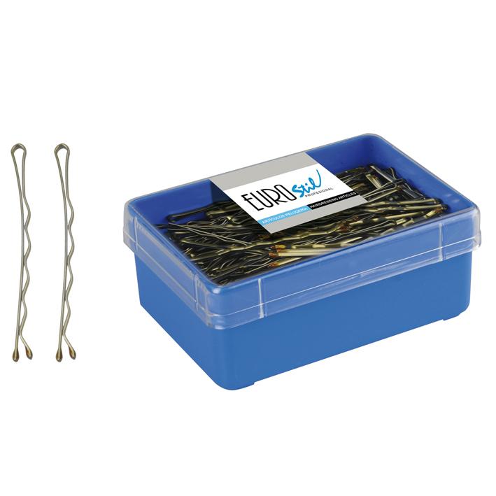 Eurostil CAJA 150 CLIPS LARGO BRONCE EUROSTIL 70 MM