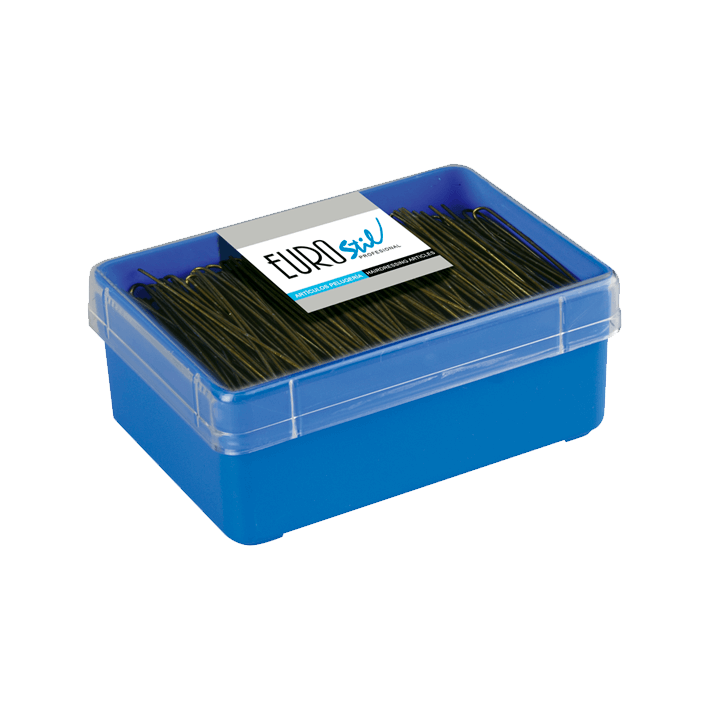 Eurostil CAJA 150 HORQUILLAS NEGRAS MOÑO LISAS 75MM
