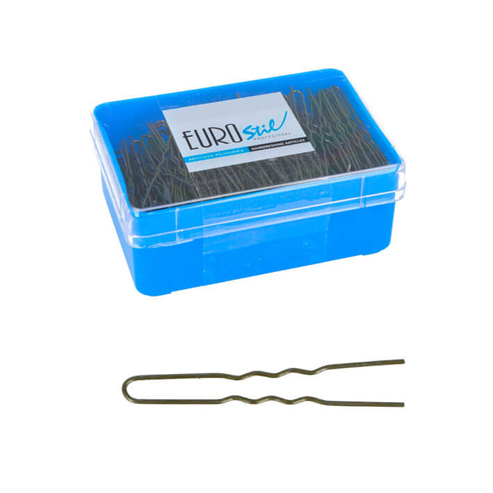 Eurostil CAJA 400 HORQUILLAS INVISIBLES BRONCE 65 MM