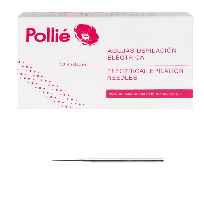 Eurostil CAJA 50 AGUJAS DEPILAC.CONICAS 0 5 RECTA P.ORO