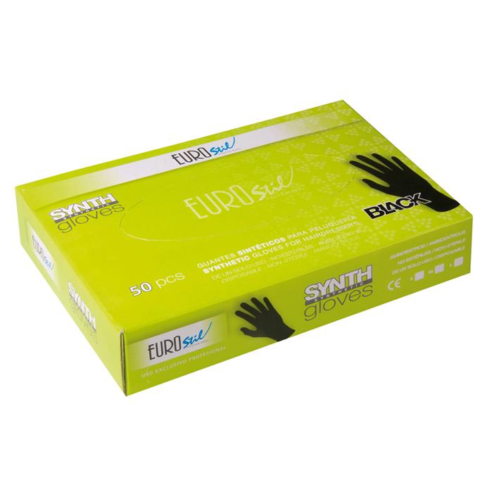 Eurostil CAJA 50 GUANTES NEGROS GRANDES ALTA RESISTENC