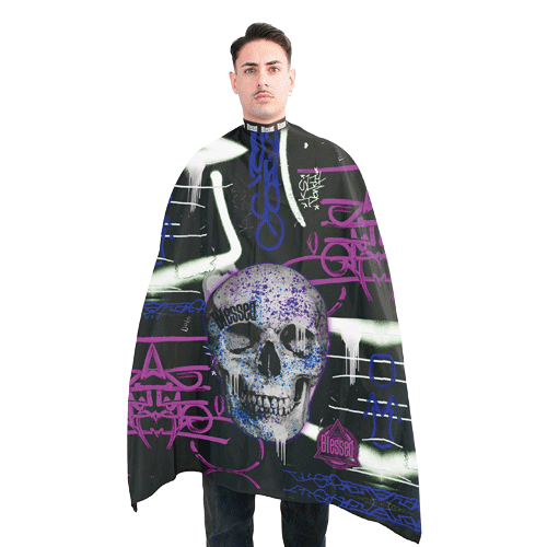 Eurostil CAPA CON CUELLO NEOPRENO BLESSED PURPLE SKULL