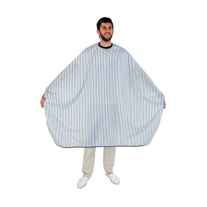 Eurostil CAPA RAYAS BLANCAS NEGRAS 140X160 CIERRE BOTÓN