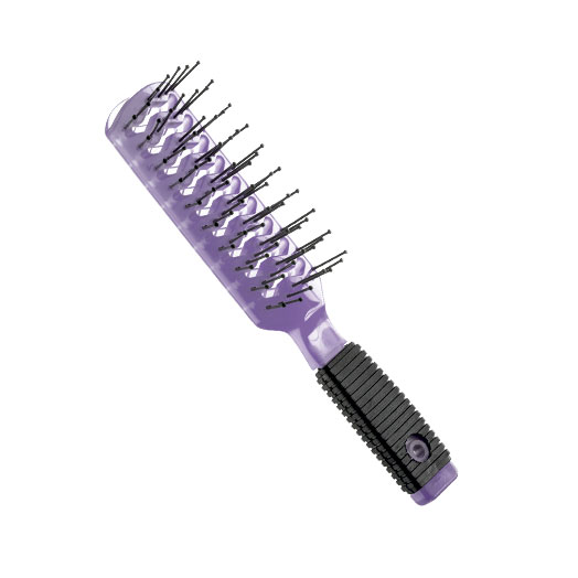 Eurostil CEPILLO ESQUELETO*TUNEL* GRANDE MANGO GOMA COLORES