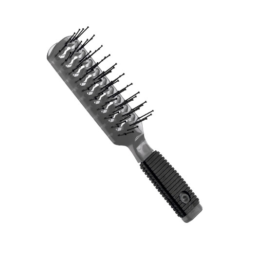 Eurostil CEPILLO ESQUELETO*TUNEL* GRANDE MANGO GOMA COLORES