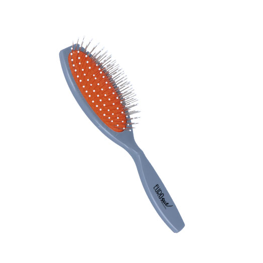 Eurostil CEPILLO MEDIANO FUELLE PÚA BOLA BLANCA DE COLORES